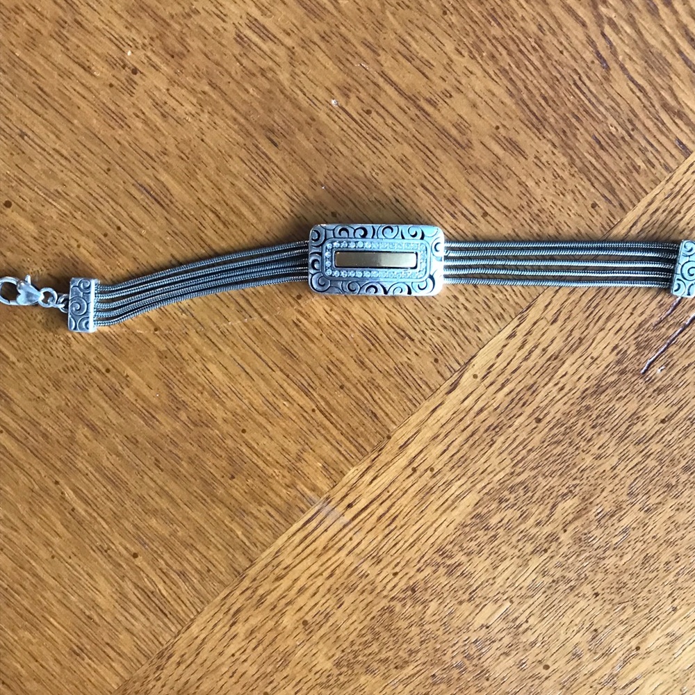 Brighton silver/gold multi strand bracelet